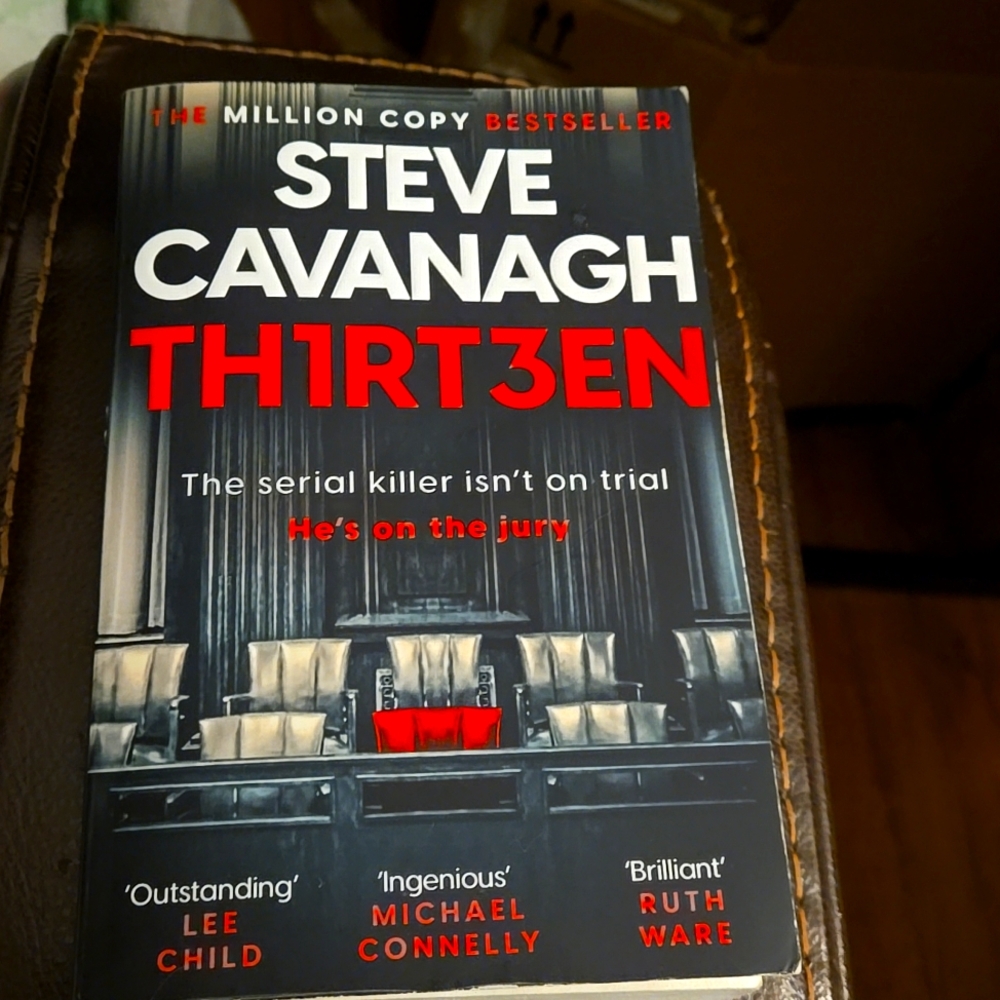 Fiction Thriller Paperback Thirteen by Steve Cavanagh- Bestseller